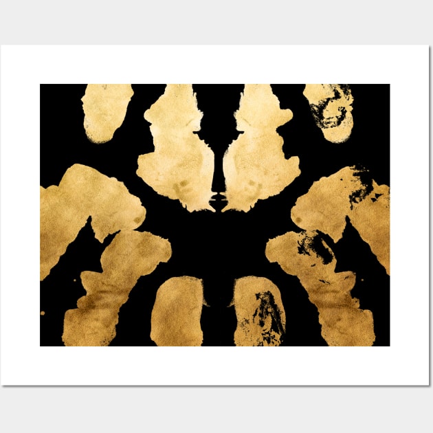 Rorschach Inkblot 08 Wall Art by amini54